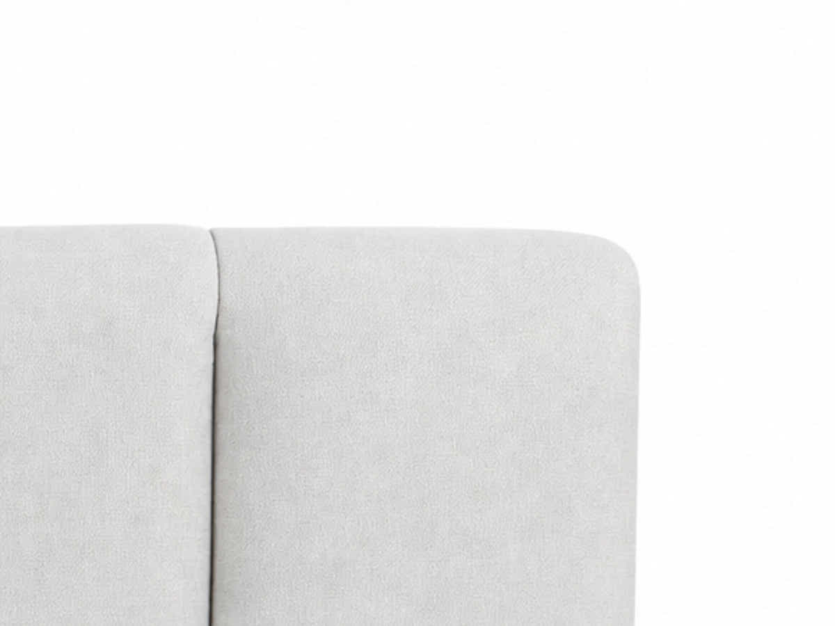 Tada Fabric Headboard Grey - Double