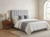 Tada Fabric Headboard Grey - Queen