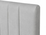 Tada Fabric Headboard Grey - Queen