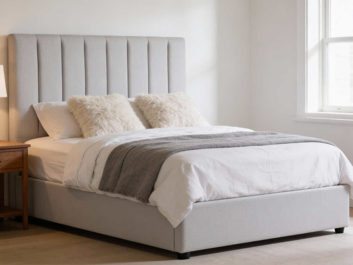DS Tada Fabric Headboard Grey - King