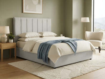 Tada Fabric Headboard Grey - King