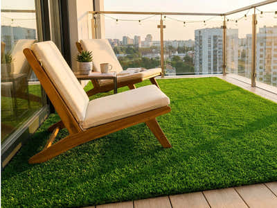 Olive Green 10 mm Artificial Grass - 2x5 m Roll