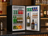 Novello Bar Fridge Black - XXL/110L