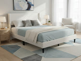 Galenia Bed Frame Beige - Queen