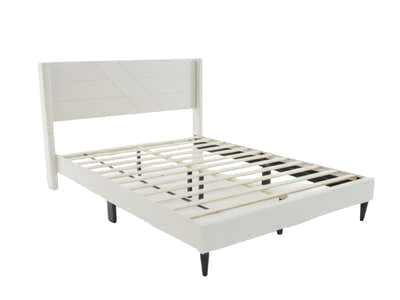 Galenia Bed Frame Beige - Queen