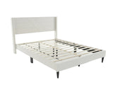 Galenia Bed Frame Beige - Queen