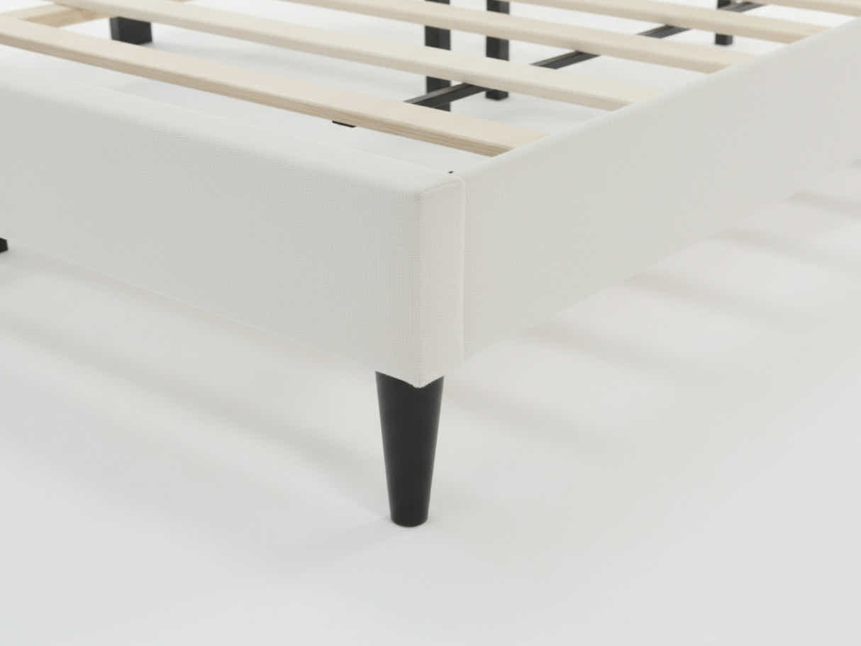 Galenia Bed Frame Beige - Queen