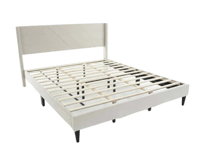 Galenia Bed Frame Beige - King