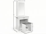 Salong Dressing Table White - 74 cm