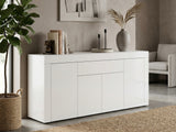 Glansig White Buffet Table - 180 cm