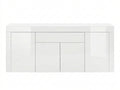 Glansig White Buffet Table - 180 cm