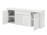 Glansig White Buffet Table - 180 cm