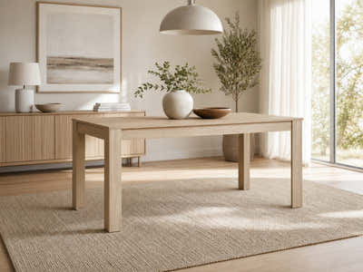 Skog Wooden Dining Table - 160 cm