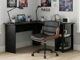 Korr Corner Office Desk & Rocket Wooden Executive Office Chair