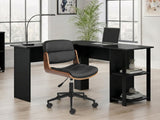 Korr Corner Office Desk & Rocket Wooden Executive Office Chair