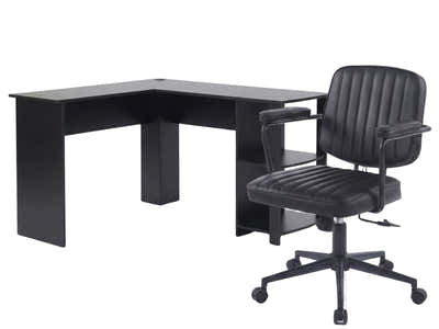Korr Corner Office Desk & Elio Office Chair