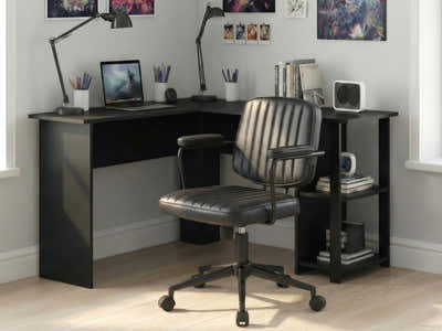 Korr Corner Office Desk & Elio Office Chair