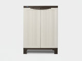 Half-Height Outdoor Storage Cabinet - Cream