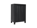 Half-Height Outdoor Storage Cabinet - Black