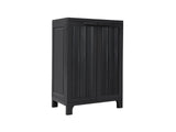 Half-Height Outdoor Storage Cabinet - Black
