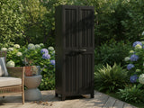 Full-Size Outdoor Storage Cabinet - Black