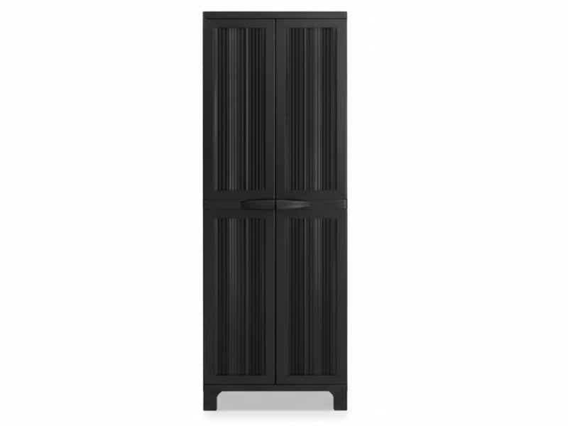 Full-Size Outdoor Storage Cabinet - Black