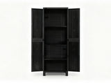 Full-Size Outdoor Storage Cabinet - Black