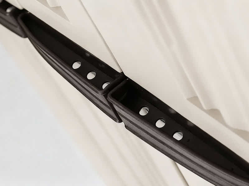 Full-Size Outdoor Storage Cabinet with Multi-Shelf - Cream