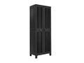 Full-Size Outdoor Storage Cabinet with Multi-Shelf - Black