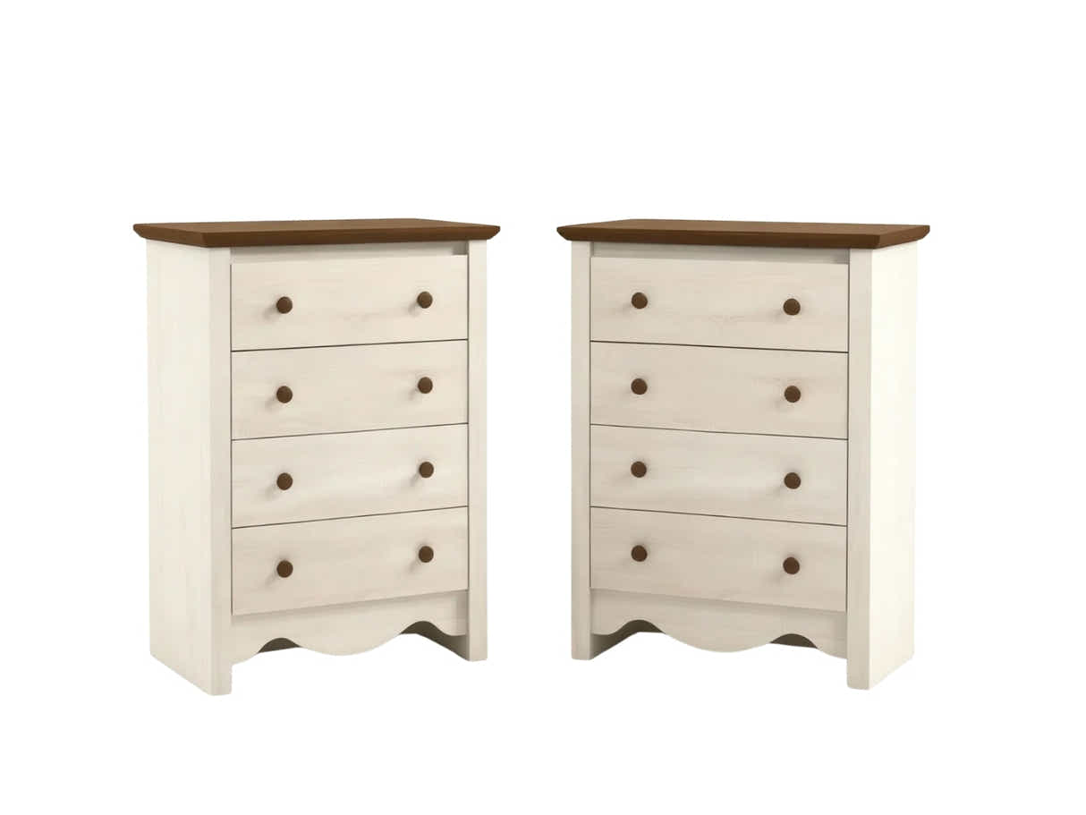 Walden 4-Drawer Tallboy - Set of 2