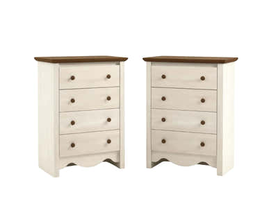 Walden 4-Drawer Tallboy - Set of 2