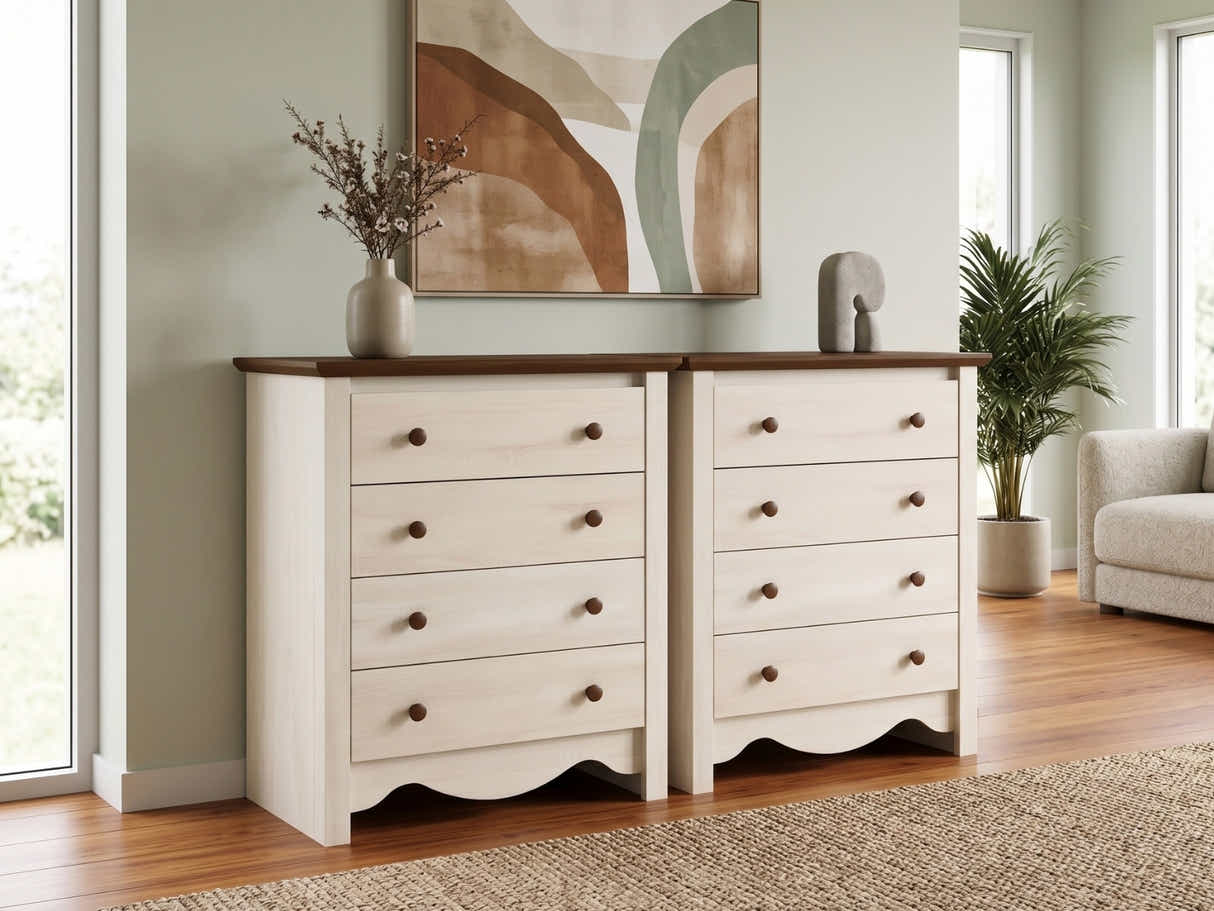 Walden 4-Drawer Tallboy - Set of 2