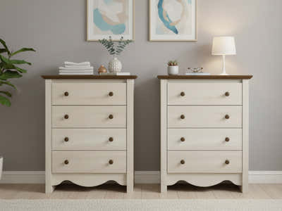 Walden 4-Drawer Tallboy - Set of 2