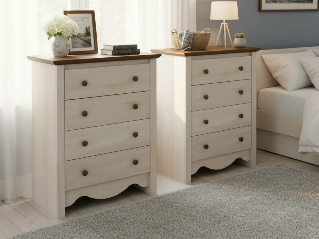 Walden 4-Drawer Tallboy - Set of 2