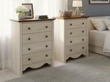 Walden 4-Drawer Tallboy - Set of 2
