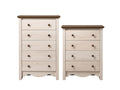 Walden 5-Drawer Chest - Set of 2