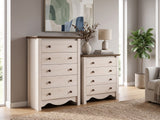 Walden 5-Drawer Chest - Set of 2