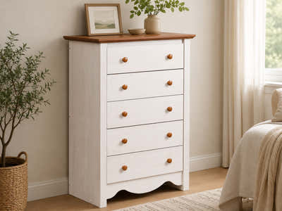Walden 5-Drawer Chest - Set of 2