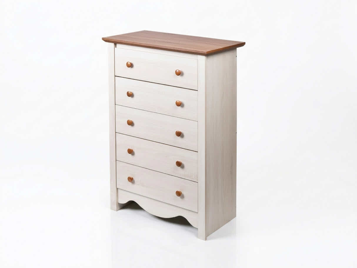 Walden 5-Drawer Chest - Set of 2