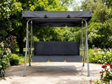 Swing Chair with Canopy - Grey