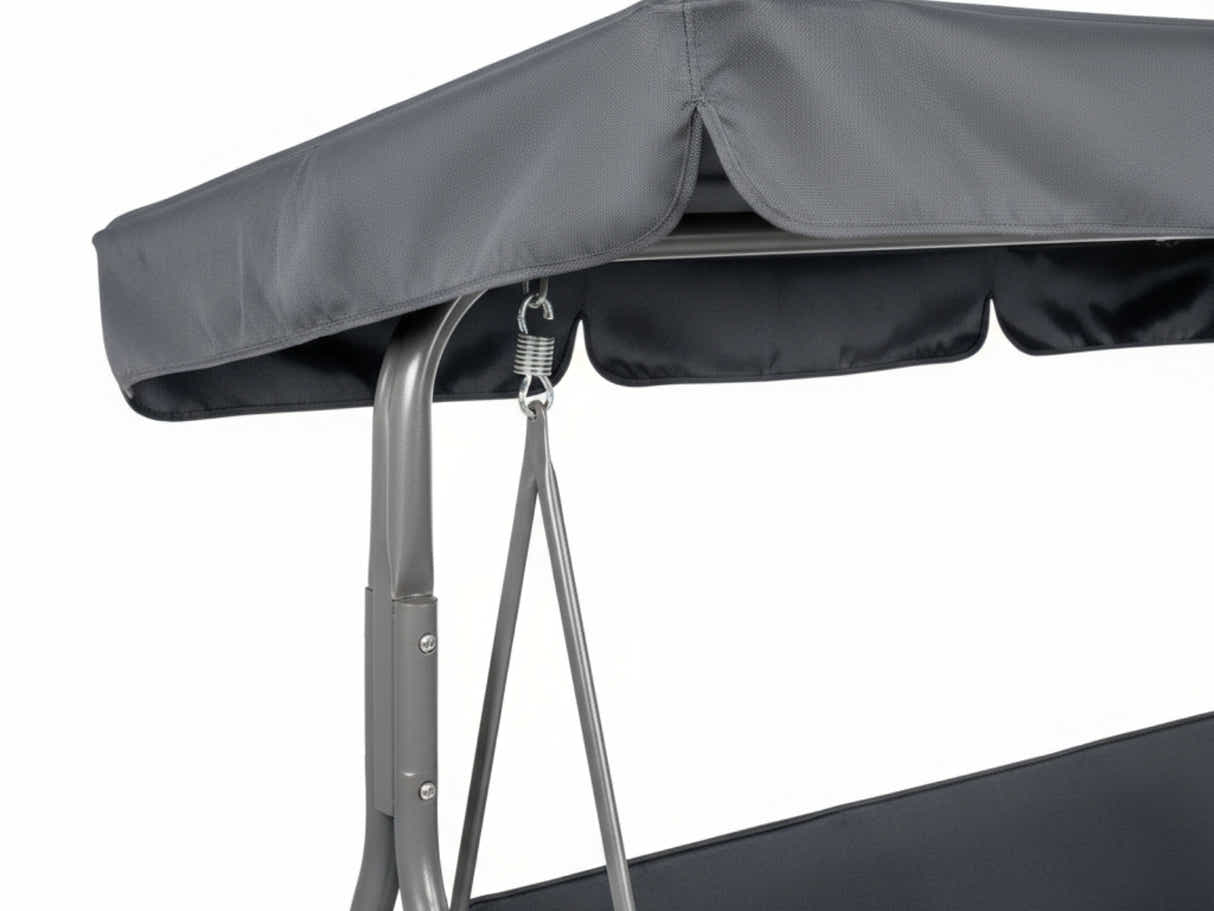 Swing Chair with Canopy - Grey