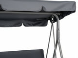 Swing Chair with Canopy - Grey