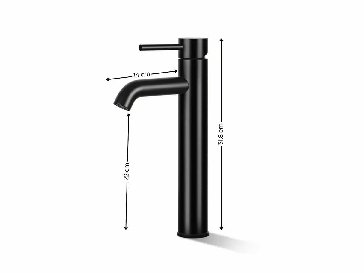 Black Basin Faucet Large