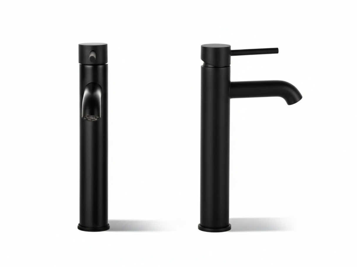 Black Basin Faucet Large