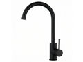 Black Kitchen Faucet - Gooseneck