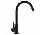 Black Kitchen Faucet - Gooseneck
