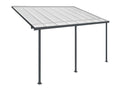 Aluminium Patio Canopy Grey - 10ft x 16ft