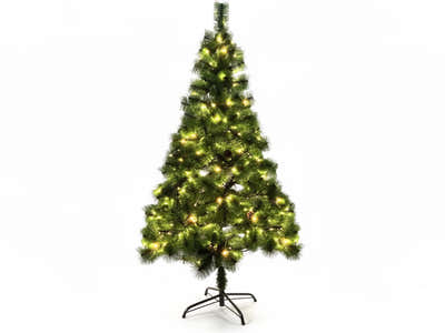 Christmas Tree with LED Lights - 6Ft/180 cm