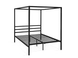 DS Canopy Bed Frame Black - Queen