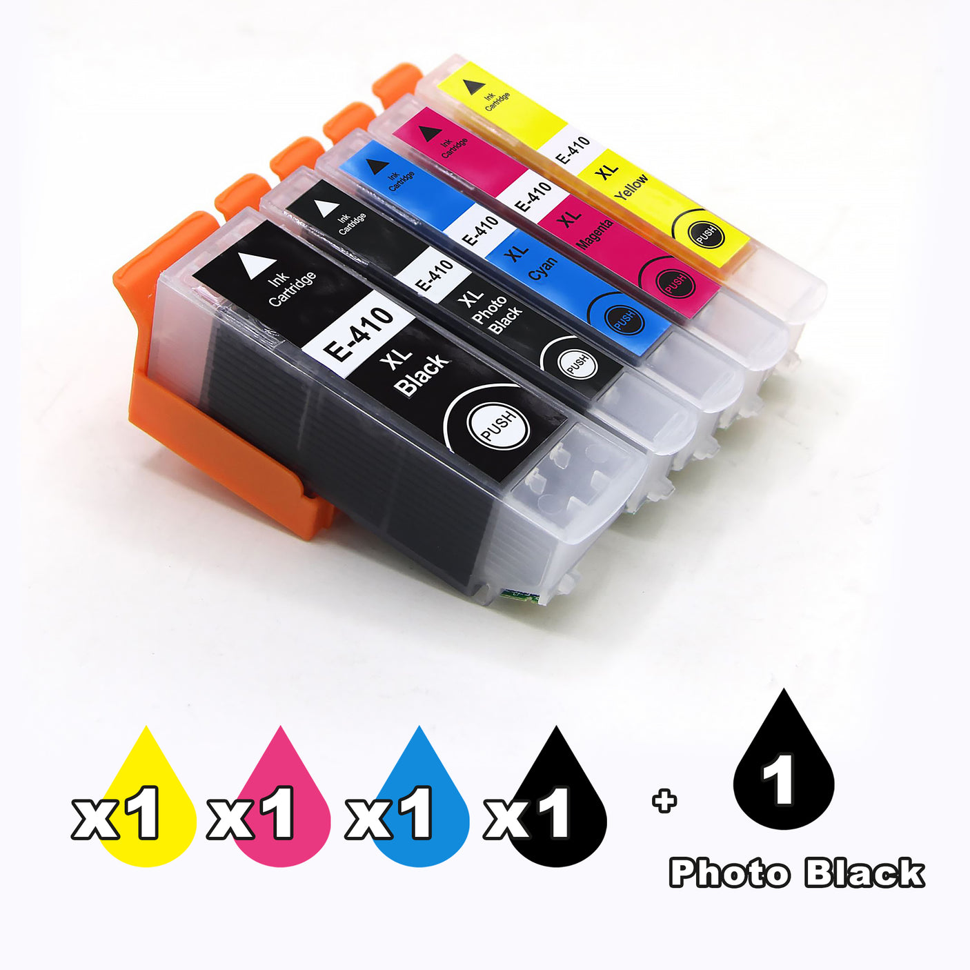 Compatible Ink Cartridge Set For Epson 410XL